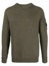 Lens Wappen Patch Knit Top Ivy Green - CP COMPANY - BALAAN 2