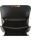 College Triomphe Shiny Calfskin Cross Bag Black - CELINE - BALAAN 5