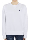 Polo women s pony logo brushed sweatshirt white 211794395002 - RALPH LAUREN - BALAAN 2