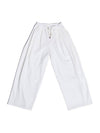 WIDE FIT TWO TUCK PLEATS SWEAT PANTSWHITE - DON’T ASK MY PLAN - BALAAN 1