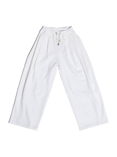 Fit Two Tuck Pleated Wide Pants White - DON’T ASK MY PLAN - BALAAN 2