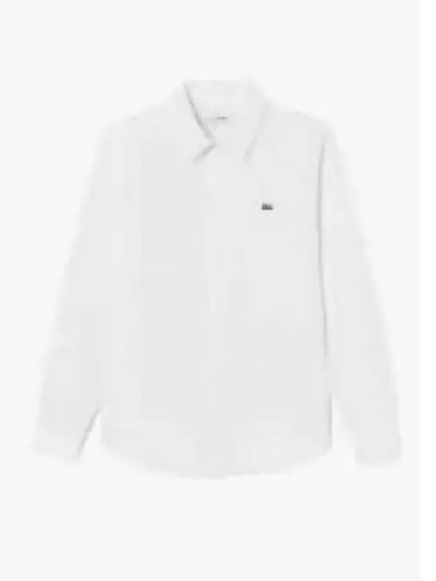 Women s Basic Linen Shirt White - LACOSTE - BALAAN 1