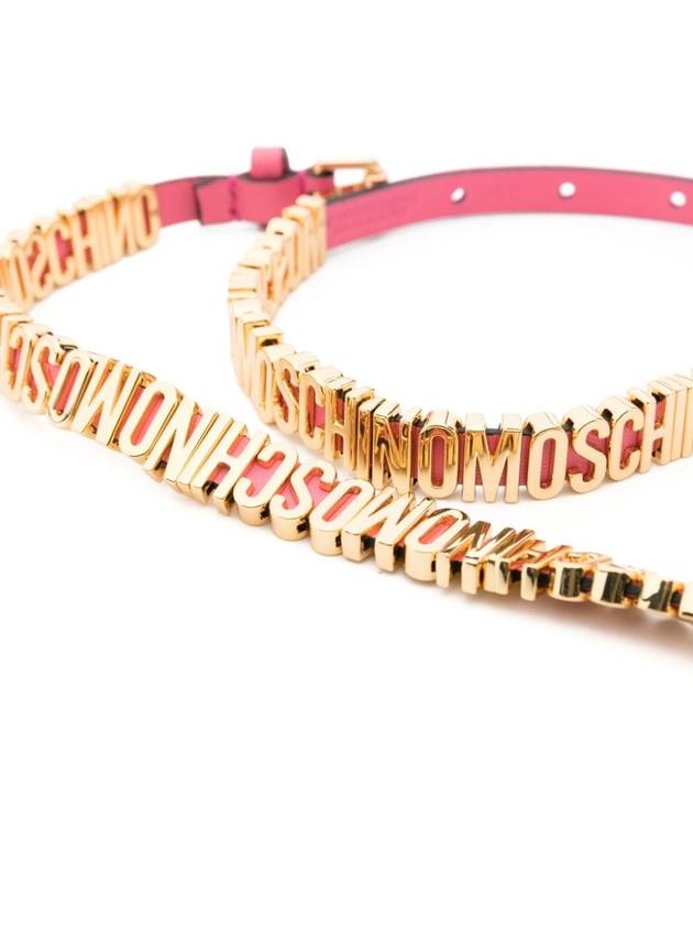 Regular Belt A8045 8002 0199 PURPLE - MOSCHINO - BALAAN 3