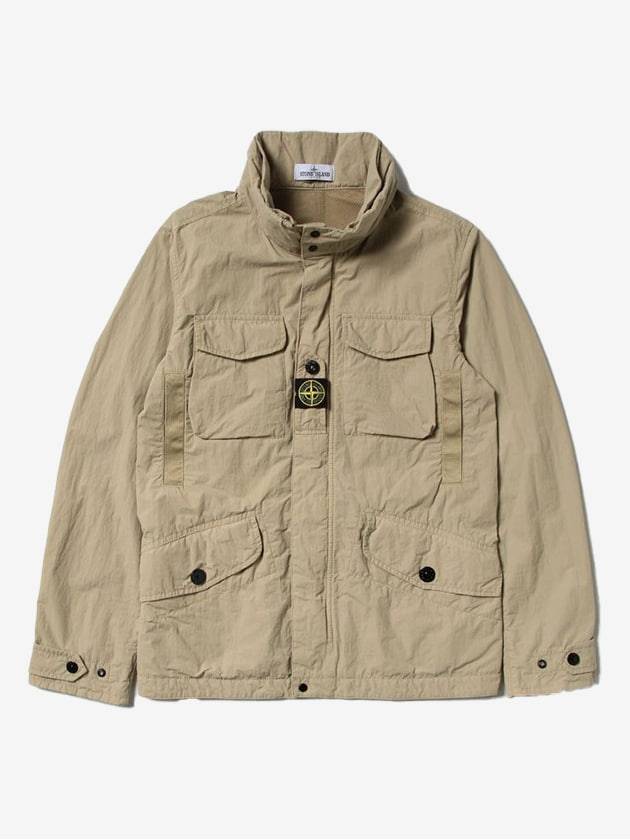 Stone Island Kids Overshirt Jacket Beige 761640330 V0090 8Y - MONCLER - BALAAN 1