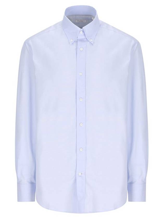 Brunello Cucinelli Shirts Clear Blue - BRUNELLO CUCINELLI - BALAAN 1