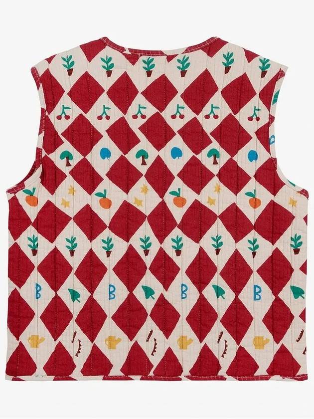 Children s Quilted Vest Bobo Harlequin all over B224AC125 - BOBO CHOSES - BALAAN 2