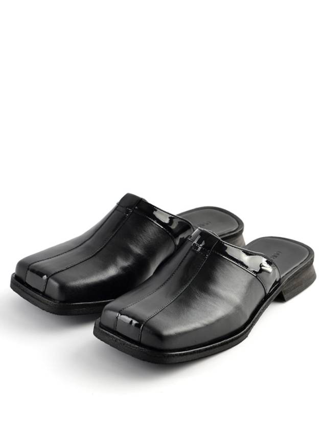 Blunt Leather Mule Black - OUR LEGACY - BALAAN 7