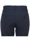 Women's Wool Crop Slacks Navy - THEORY - BALAAN.