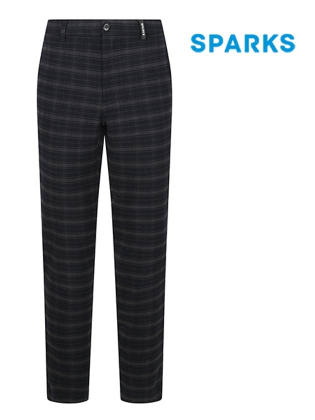 Men s Check Pattern Golf Pants SL3MPA003 - SPARKS - BALAAN 1