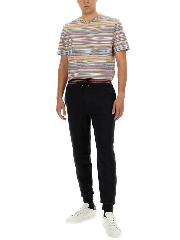 Artist Stripe Track Pants Black - PAUL SMITH - BALAAN 4