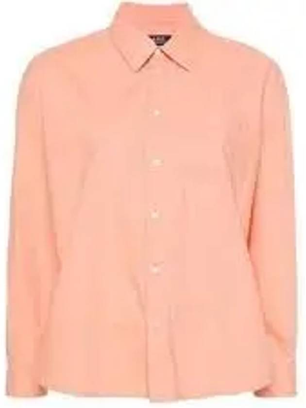 Boyfriend Long Sleeve Shirt Pink - A.P.C. - BALAAN 2