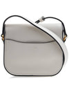 Women's Kate Logo Leather Mini Cross Bag White - TOD'S - BALAAN 4