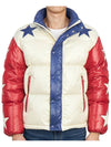 Woolman Shorts Down Jacket Blue White Red - MONCLER - BALAAN 3