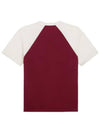 Vintage Burgundy White Flocking Tee RX003671Q CAD9 - CELINE - BALAAN 3