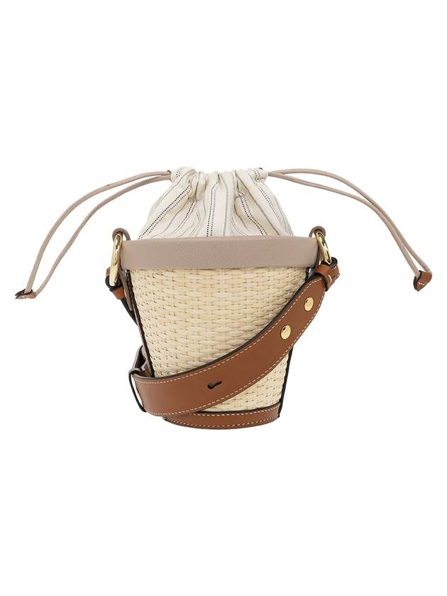 Woven Raffia Cross Bag Beige - MAISON MARGIELA - BALAAN 1