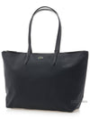 Large Shopper Tote Bag Black - LACOSTE - BALAAN 3