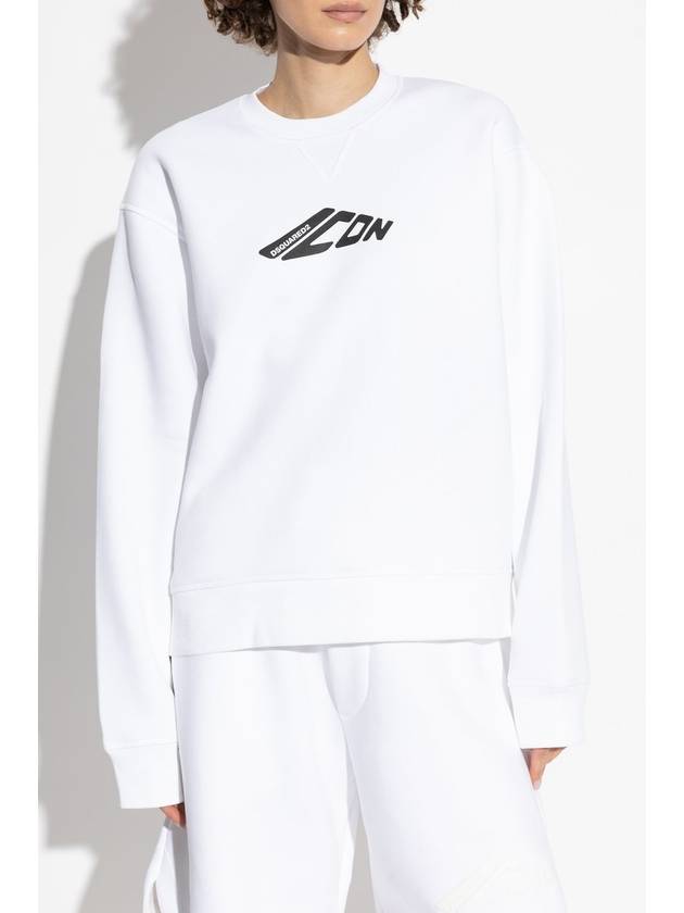 Dsquared2 Sweatshirt With Logo, Women's, White - DSQUARED2 - BALAAN 3