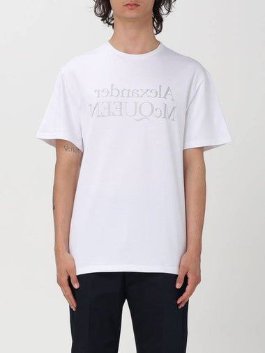 T-shirt con logo alexander mcqueen - ALEXANDER MCQUEEN - BALAAN 1