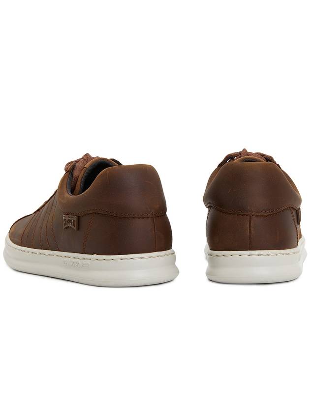 Runner Leather Low Top Sneakers Brown - CAMPER - BALAAN 7