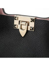 Stampalce Rockstud Tote Bag 26 Black 3W2B0K11 VSN 44A - VALENTINO - BALAAN 6