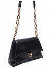 Downtown Small Shoulder Bag With Chain Black - BALENCIAGA - BALAAN 4