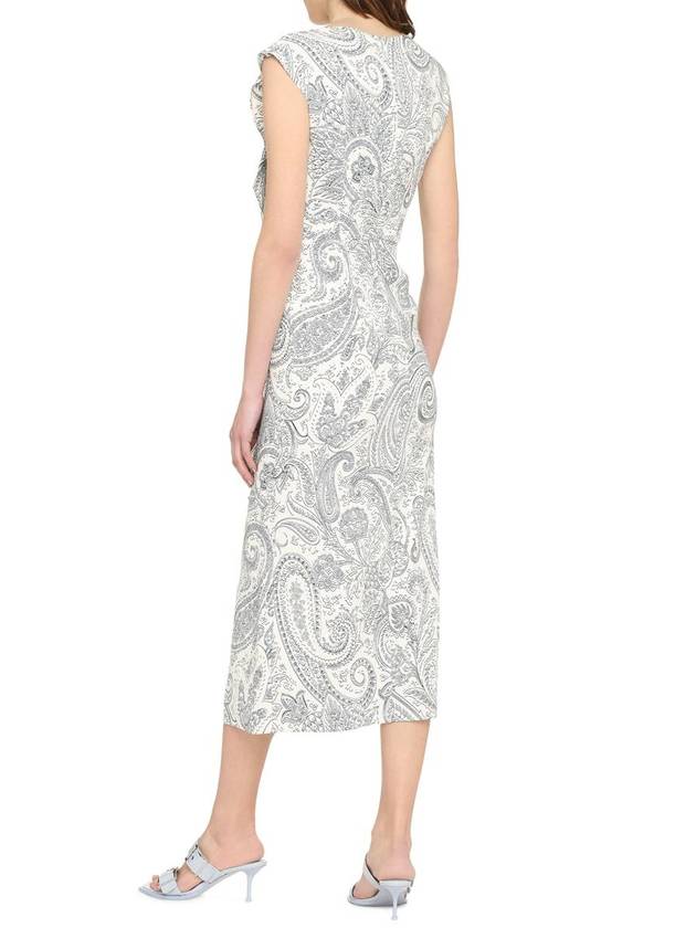 midi dress 123084603 990 WHITE - ETRO - BALAAN 5