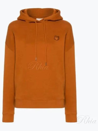 Bold Fox Head Patch Comfort Hoodie Orange - MAISON KITSUNE - BALAAN 2