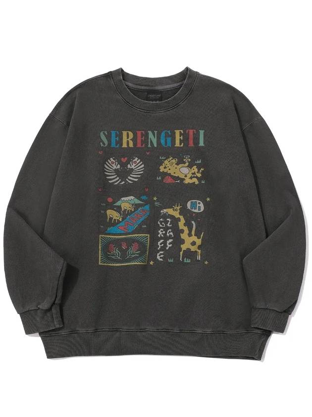 Serengeti Pigment Sweatshirt Smoke Black - CPGN STUDIO - BALAAN 3