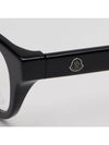 Eyewear Logo Square Eyeglasses Black - MONCLER - BALAAN 6