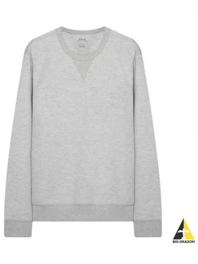 Emboss Logo Lettering Sweatshirt Grey - POLO RALPH LAUREN - BALAAN 2