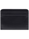 Sense Embroidered Logo Calfskin Card Wallet Black - CHLOE - BALAAN 5