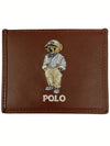 Logo embroidered leather card holder 405952097001 - POLO RALPH LAUREN - BALAAN 3