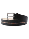 Men s Striped Leather Belt Black - PAUL SMITH - BALAAN 2