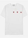 Men s Play Heart Short Sleeve T Shirt AX T337 051 3 4 - COMME DES GARCONS - BALAAN 1