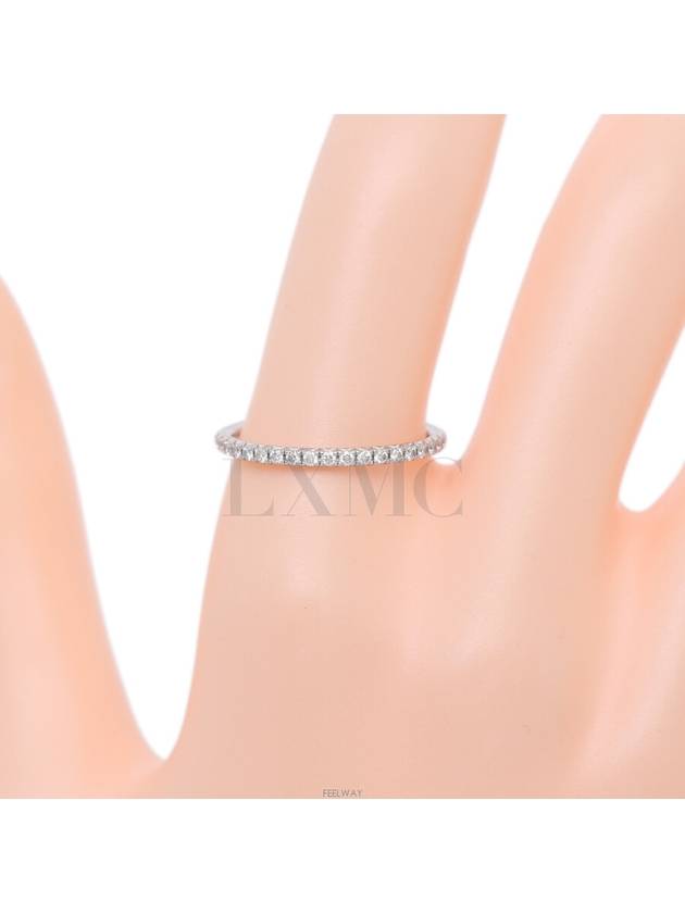 Tiffany Metro Full Eternity Ring Platinum Diamond Setting No 9 - TIFFANY & CO. - BALAAN 5