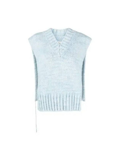 Botanical Dye Knit Vest Pale Blue - MAISON MARGIELA - BALAAN 2