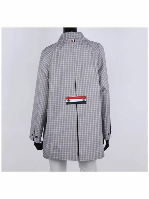 24SS Women's Check Coat FOC834A F0495 035 - THOM BROWNE - BALAAN 5