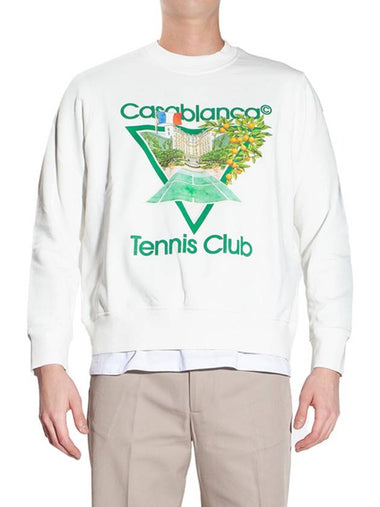 Casablanca Tennis Club Icon Sweatshirt JTP 019 01 - TEN C - BALAAN 1