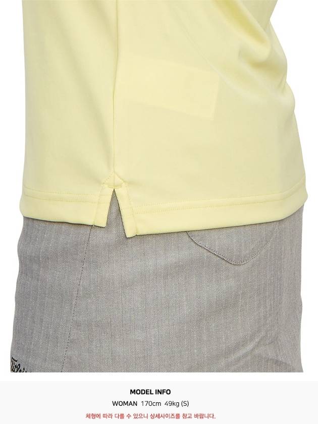 Women's Golf Tour Tech Polo Shirt Wax Yellow - J.LINDEBERG - BALAAN 9