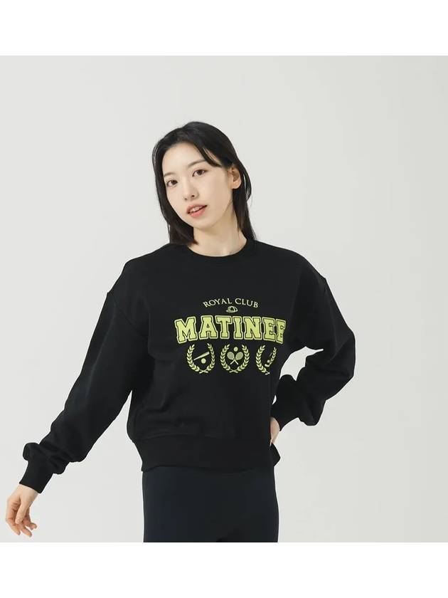 Matinee Sports Club Sweatshirt Black - LE SOLEIL MATINEE - BALAAN 4