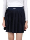 Women's Binx Pleated Skirt Navy - J.LINDEBERG - BALAAN 2