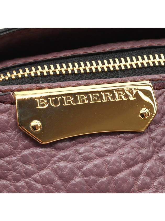 3928335 Purple grain leather gold plated large 2WAY - BURBERRY - BALAAN 7