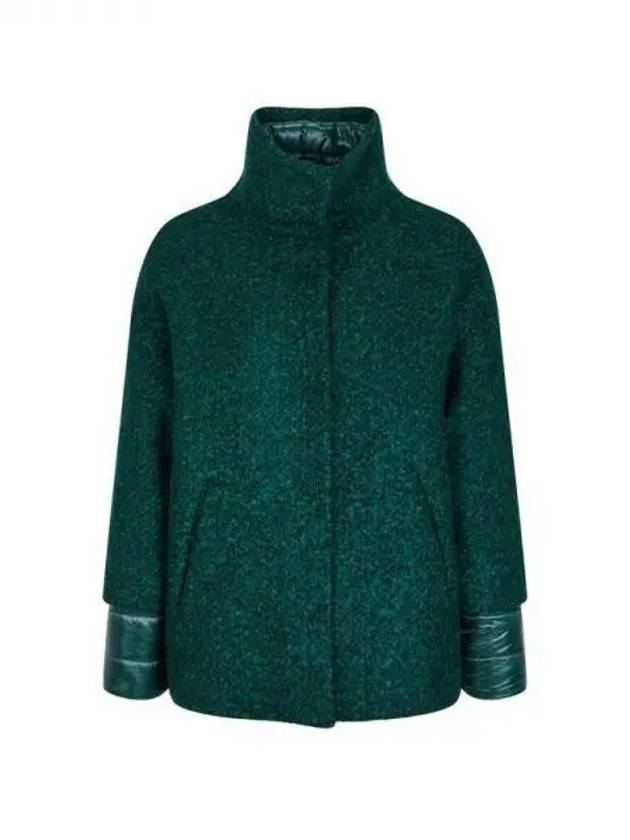 Women s Padded Cuffs Sub Zero Jacket Dark Green 271076 - HERNO - BALAAN 1