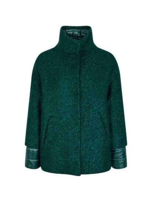 Women s Padded Cuffs Sub Zero Jacket Dark Green 271076 - HERNO - BALAAN 1