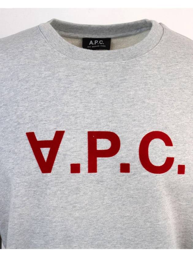 VPC Logo Crew Neck Sweatshirt Grey - A.P.C. - BALAAN 3