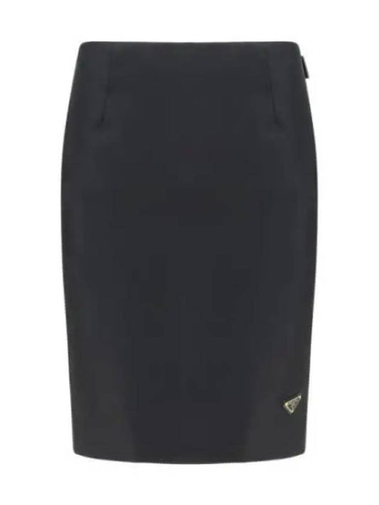 Re-nylon Pencil Skirt Black - PRADA - BALAAN 2