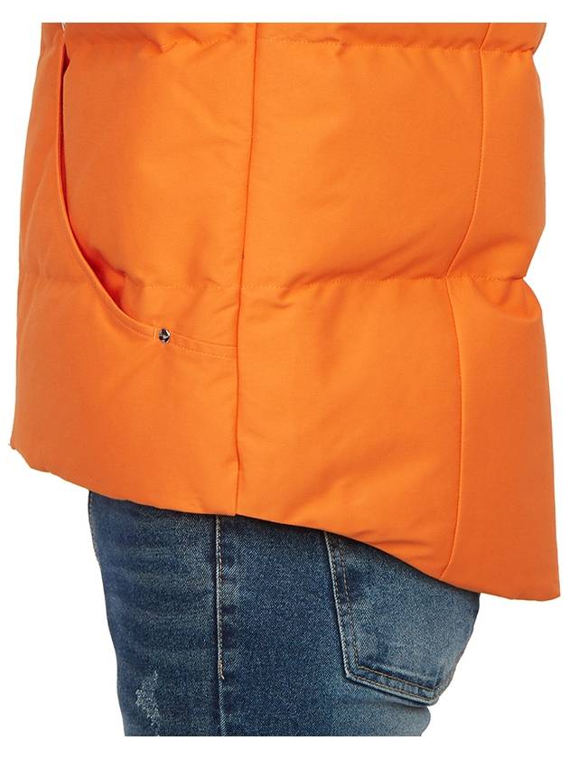 Logo Montreal Padded Vest Orange - MOOSE KNUCKLES - BALAAN 10