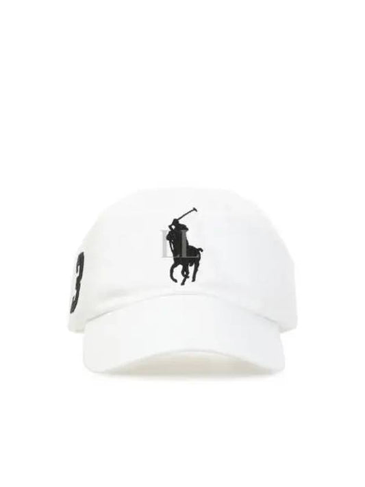 Big Pony Logo Ball Cap White - POLO RALPH LAUREN - BALAAN 2