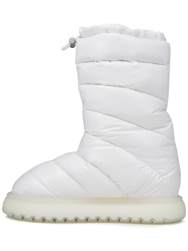 Gaia Logo Patch Pocket Padded Winter Boots White - MONCLER - BALAAN 5