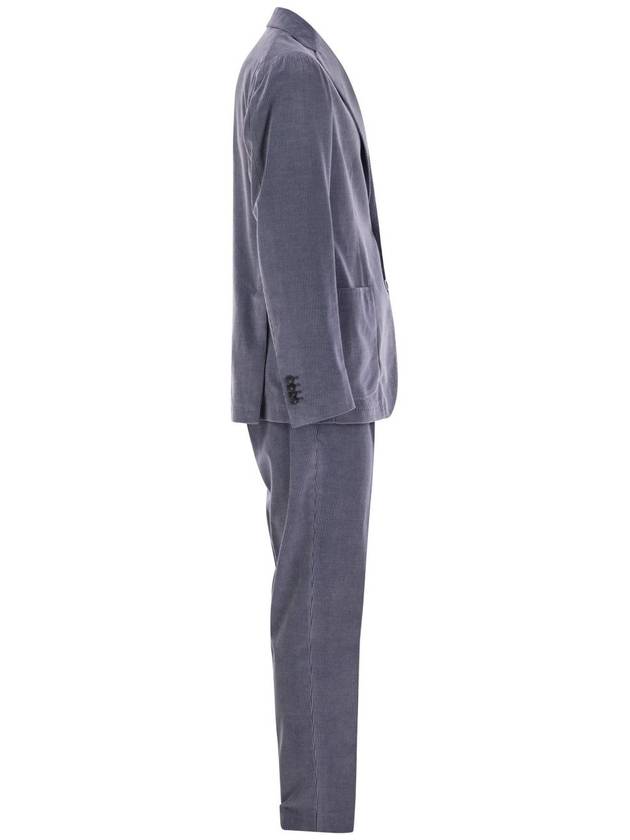 Ribbed cotton and cashmere suit - TAGLIATORE - BALAAN 3